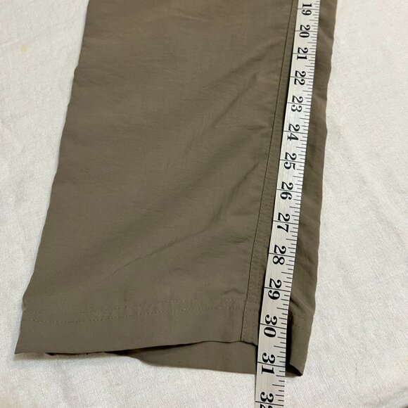 The North Face Men’s Convertible Hiking Pants Sz M Khaki Zip-Off Cargo Outdoor - Picture 10 of 11